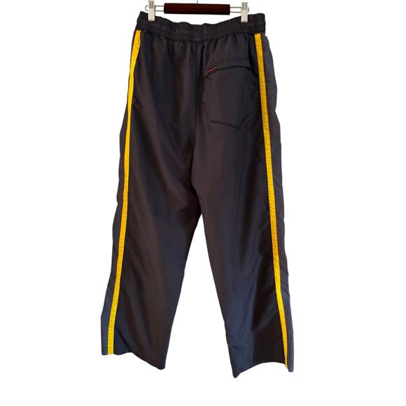 Vintage Fubu Black And Yellow Baggy Track Suit Pants Sweatpant Men’s Medium - Picture 6 of 8